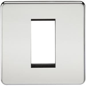 Picture of 1 GANG EURO MODULAR GRID PLATE
1 GANG POLISHED CHROME