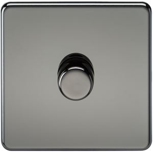 Picture of 1GANG 2WAY  DIMMER  SCREWLESS
10-200W/LED 5-150W BLACK NICKEL
