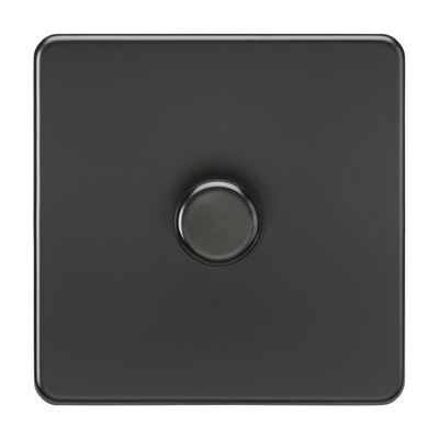 Picture of 1GANG 2WAY  DIMMER  SCREWLESS
10W-200W/5-150W LED MATT BLACK