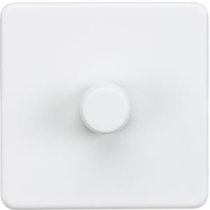 Picture of 1GANG 2WAY  DIMMER  SCREWLESS
10-200W/LED 5-150W MATT WHITE