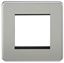 Picture of 2 GANG EURO MODULAR GRID PLATE
2 GANG BRUSHED CHROME