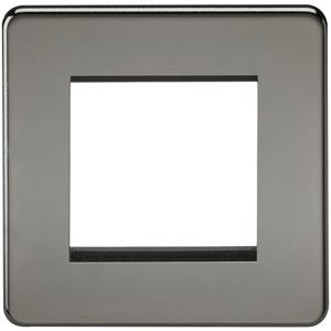 Picture of 2 GANG EURO MODULAR GRID PLATE
2 GANG BLACK NICKEL