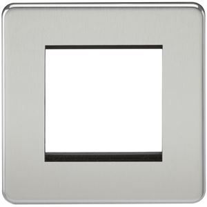 Picture of 2 GANG EURO MODULAR GRID PLATE
2 GANG POLISHED CHROME