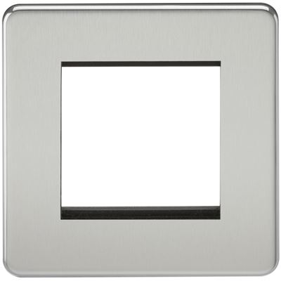 Picture of 2 GANG EURO MODULAR GRID PLATE
2 GANG POLISHED CHROME