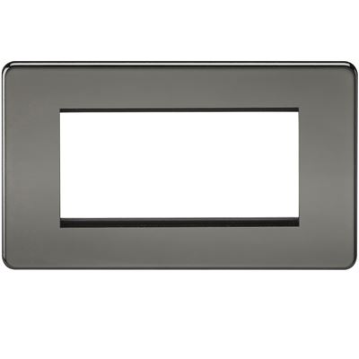 Picture of 3/4 GANG EURO MODULAR GRID PLATE
3/4 GANG BLACK NICKEL