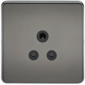 Picture of 5 AMP SOCKET SCREWLESS FLAT PLATE
BLACK INSERT BLACK NICKEL