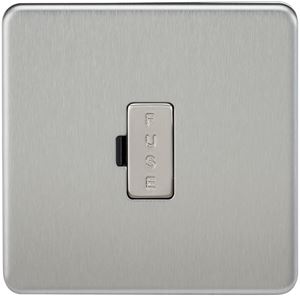 Picture of UNSWITCHED SPUR  SCREWLESS FLAT PLATE
BRUSHED CHROME