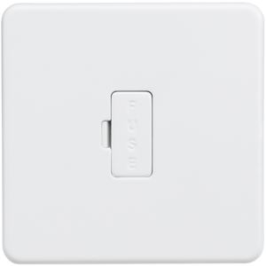 Picture of UNSWITCHED SPUR  SCREWLESS FLAT PLATE
MATT WHITE