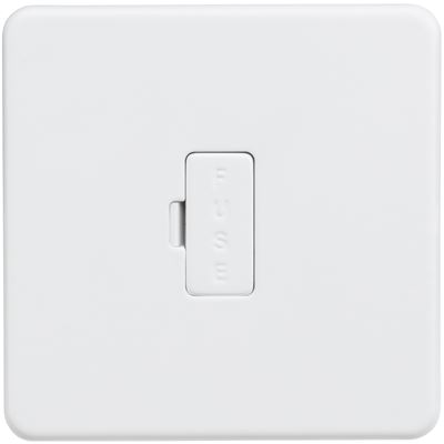 Picture of UNSWITCHED SPUR  SCREWLESS FLAT PLATE
MATT WHITE