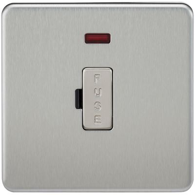 Picture of UNSWITCHED SPUR  C/W NEON SCREWLESS  PLATE
BRUSHED CHROME