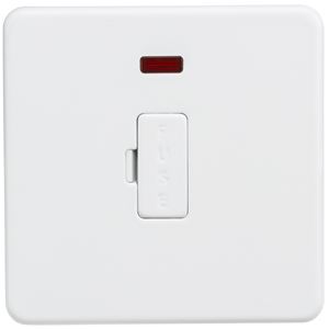 Picture of UNSWITCHED SPUR  C/W NEON SCREWLESS  PLATE
MATT WHITE