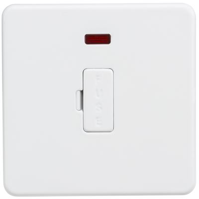 Picture of UNSWITCHED SPUR  C/W NEON SCREWLESS  PLATE
MATT WHITE
