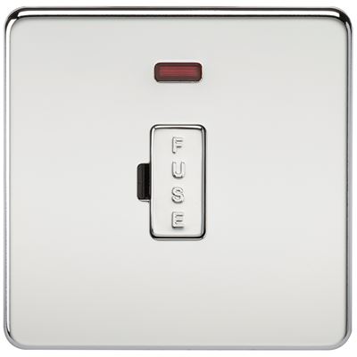 Picture of UNSWITCHED SPUR  C/W NEON SCREWLESS  PLATE
POLISHED CHROME