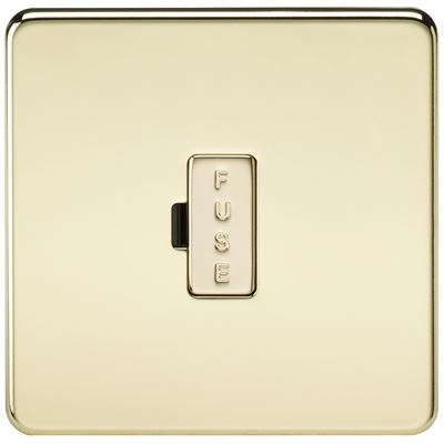 Picture of UNSWITCHED SPUR  SCREWLESS FLAT PLATE
POLISHED BRASS