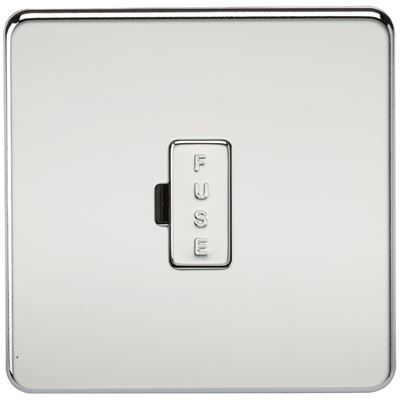 Picture of UNSWITCHED SPUR  SCREWLESS FLAT PLATE
POLISHED CHROME