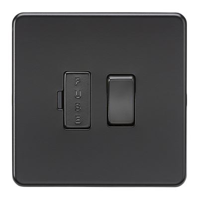 Picture of SWITCHED SPUR   SCREWLESS  PLATE
MATT BLACK