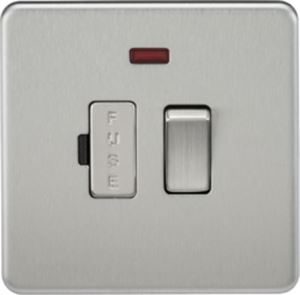 Picture of SWITCHED SPUR C/W NEON  SCREWLESS  PLATE
BRUSHED CHROME