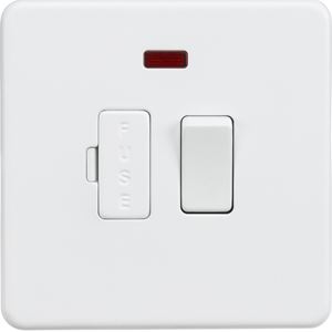 Picture of SWITCHED SPUR C/W NEON  SCREWLESS  PLATE
MATT WHITE