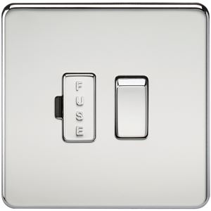 Picture of SWITCHED SPUR   SCREWLESS  PLATE
POLISHED CHROME