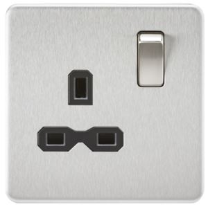 Picture of SFR7000BC
1 GANG SOCKET SCREWLESS FLAT PLATE
BLACK INSERT