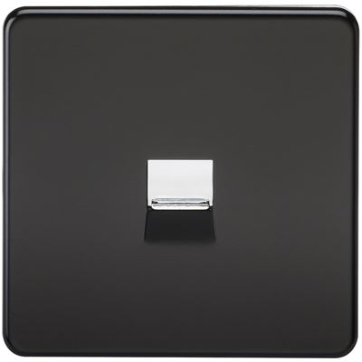 Picture of 1 GANG BT MASTER SCREWLESS FLAT PLATE
MATT BLACK