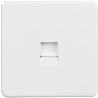 Picture of 1 GANG BT MASTER SCREWLESS FLAT PLATE
MATT WHITE