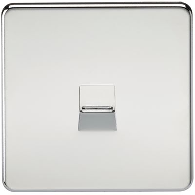 Picture of 1 GANG BT MASTER SCREWLESS FLAT PLATE
POLISHED CHROME