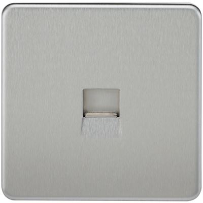 Picture of 1 GANG BT SLAVE SCREWLESS FLAT PLATE
BRUSHED CHROME