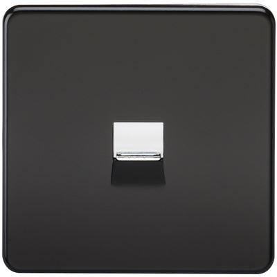 Picture of 1 GANG BT SLAVE SCREWLESS FLAT PLATE
MATT BLACK