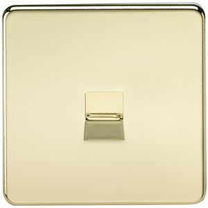 Picture of 1 GANG BT SLAVE SCREWLESS FLAT PLATE
POLISHED BRASS