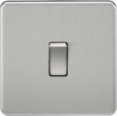 Picture of 20A DP  SWITCH SCREWLESS FLAT PLATE
BRUSHED CHROME