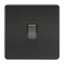 Picture of 20A DP  SWITCH SCREWLESS FLAT PLATE
MATT BLACK CHROME SWITCH