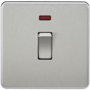 Picture of 20A DP  SWITCH  C/W NEON SCREWLESS FLAT PLATE
BRUSHED CHROME