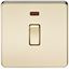 Picture of 20A DP  SWITCH  C/W NEON SCREWLESS FLAT PLATE
POLISHED BRASS