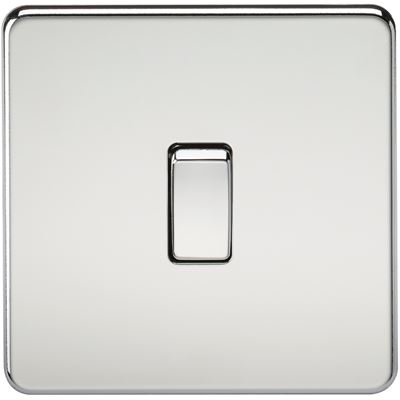 Picture of 20A DP  SWITCH  SCREWLESS FLAT PLATE
POLISHED CHROME