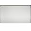 Picture of 2 GANG BLANK PLATE  SCREWLESS FLAT PLATE
POLISHED CHROME