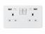 Picture of SOCKET MATT WHITE C/W 2 USB POINTS
SCREWLESS FLAT PLATE