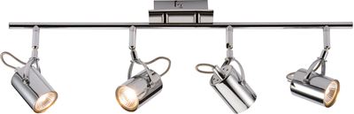 Picture of NSP4C   4 SPOT TRACK GU10 BRIGHT CHROME
C/W GU10 LAMP LED COMPATIBLE