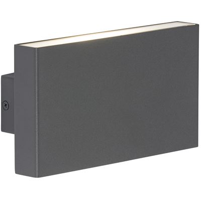 Picture of INDOOR/OUTDOOR WALL LIGHT METAL 2 X 8W LEDANTHRACITE 450LUMEN 3000KKNIGHTSBRIDGE