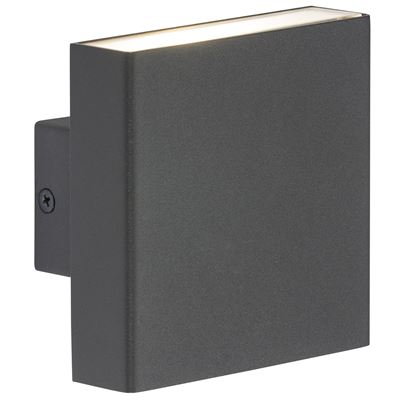 Picture of INDOOR/OUTDOOR WALL LIGHT METAL 2 X 4W LEDANTHRACITE 450LUMEN 3000KKNIGHTSBRIDGE