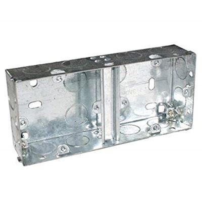 Picture of Dual 35mm Metal Socket Box
