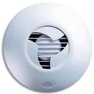 Picture of Toilet/bath room fan.  4"
Unique iris shutter; prevents back draughts
operates silently.
72683501
