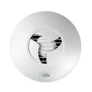 Picture of Toilet/bath room fan. low voltage  4"
Unique iris shutter; prevents back draughts
operates silently.
72683701