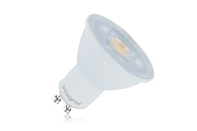 Picture of GU10 4.7W 2700K 410LM  NON DIMMABLE
WARM WHITE EQ TO 53W
INTEGRAL