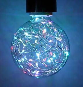 Picture of 1.7W COLOUR CHANGING LED FUNKY FILAMENT GLOBE 1.7W ES
NON DIMMABLE 