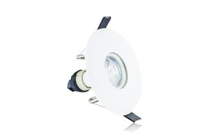 Picture of EVOFIRE RECESSED FIRE RATED DOWNLIGHT WHITE
70-100MM CUT OUT 112MM DIAMETER  GU10
3YR WARRANTY INTEGRAL