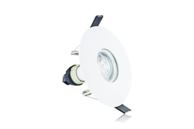 Picture of EVOFIRE RECESSED FIRE RATED DOWNLIGHT WHITE
70-100MM CUT OUT 112MM DIAMETER  GU10
3YR WARRANTY INTEGRAL