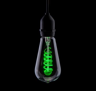 Picture of 4W GREEN LED FUNKY FILAMENT 110V - 240V
NON DIMMABLE SUITABLE FOR EXTERNAL USE