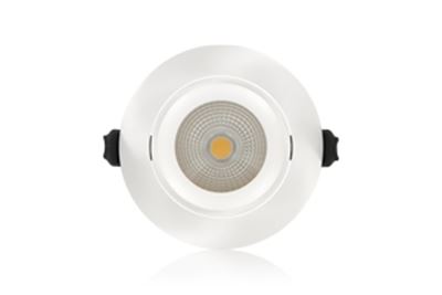 Picture of LUXFIRE  FIRE RATED TILTABLE  92MM CUT OUT
9W  DIMMABLE WARM WHITE  IP65 650LM
INTEGRAL