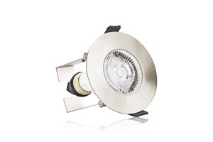 Picture of EVOFIRE INTEGRAL FIRE RATED DOWNLIGHT SATIN
C/W INSULATION GUARD GU10 IP65 3YR WARRANTY
70MM CUT OUT INTEGRAL